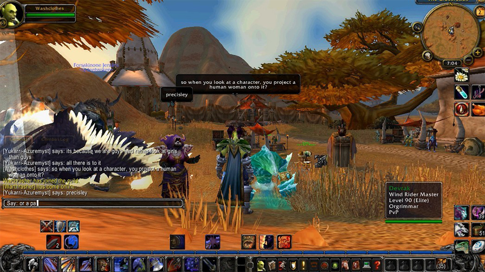 Video game still from the World of Warcraft