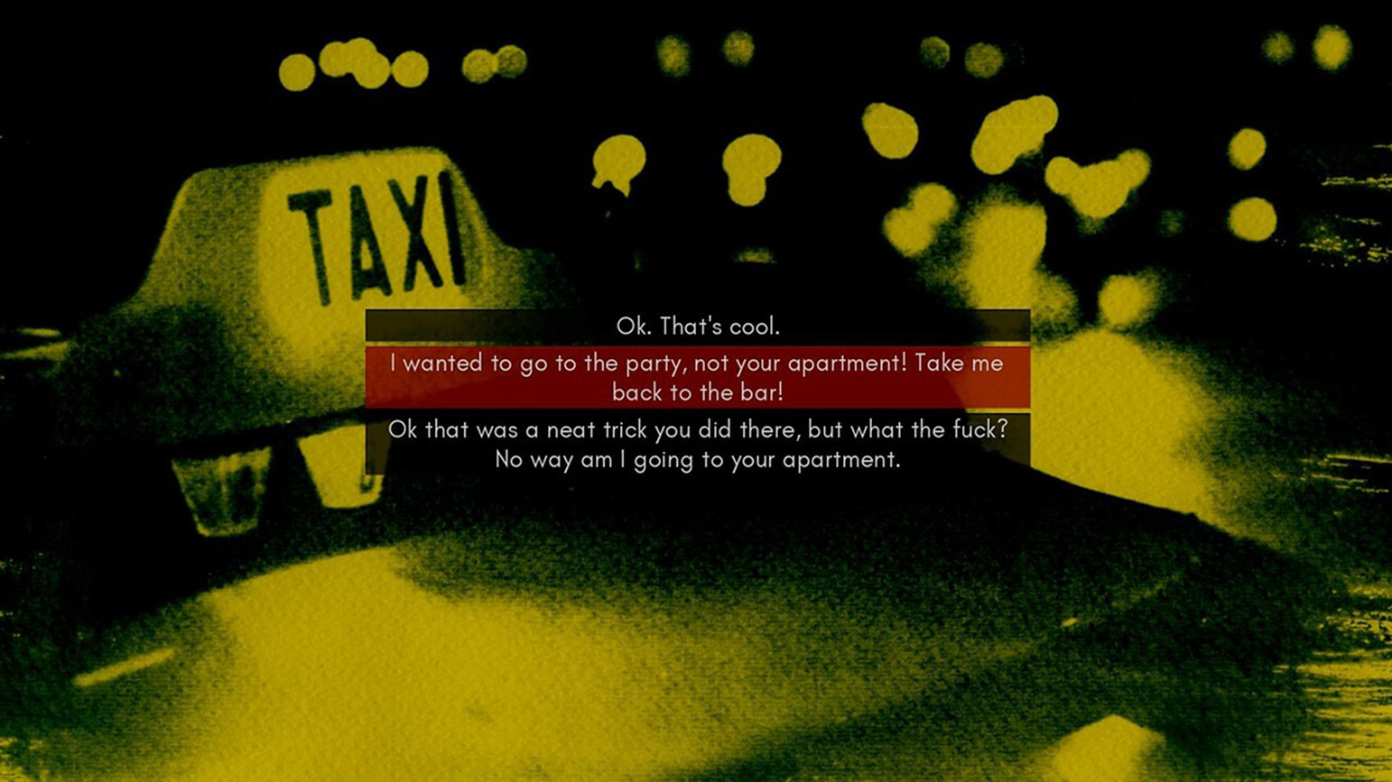 Gameplay still from "The Game: The Game"