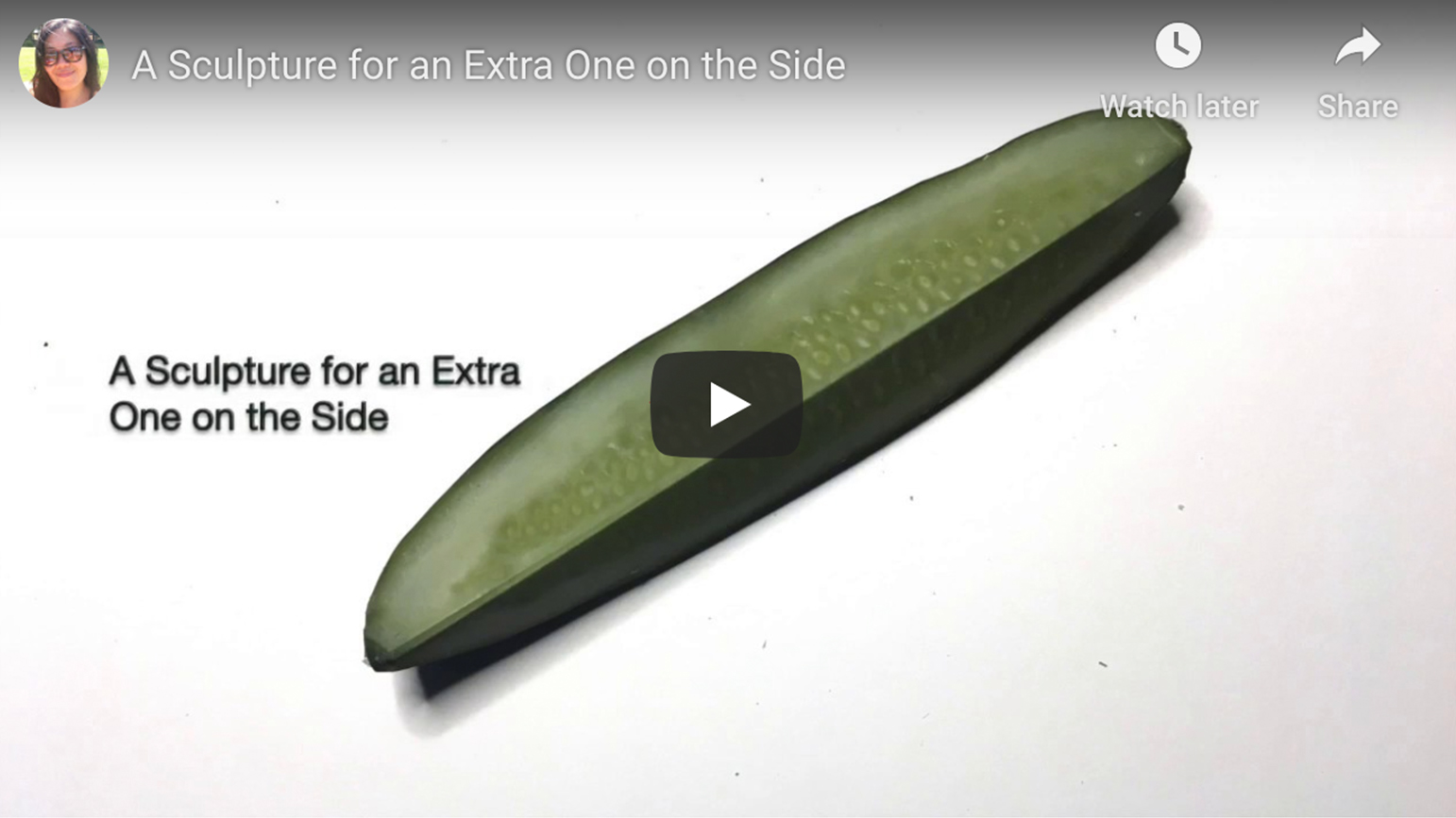 Still from a YouTube video showing how to make a paper pickle